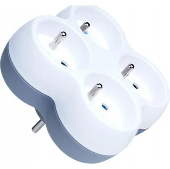 Elektrická zásuvka Elektrická prodlužovací lišta rozbočka Rum-Lux bílá