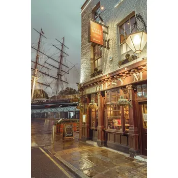 Obraz Plakát Cutty Sark a hospoda Gipsy Moth bez rámu 53 x 81 cm