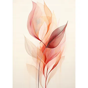 Plakát Plakát Éterická Jemnost bez rámu 21 x 29,7 cm