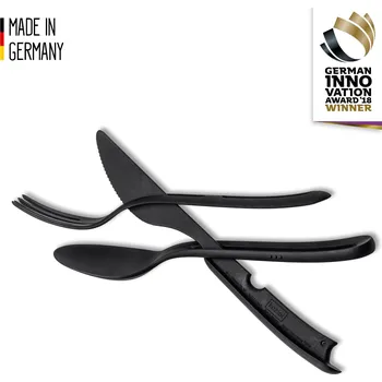 Příbor Příbory v černém provedení Silwy® Tricky