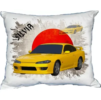 Povlak na polštářek Polštářek s osobním autem Nissan Silvia (Polštářek s osobním autem )