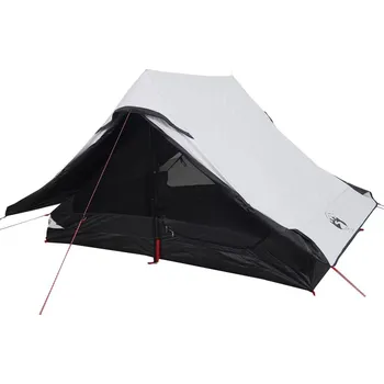 Stan OMAXI Kempingový stan pro 2 osoby bílý zatemňovací látka nepromokavý 656750