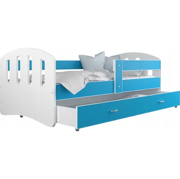 Postel Postel AJKmeble Happy 80 x 180 cm modrá