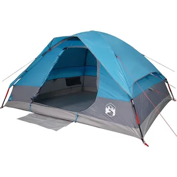 Stan OMAXI Rodinný stan kopule pro 6 osob modrý nepromokavý 448162