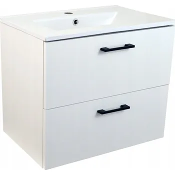 Koupelnový nábytek BPS-koupelny Koupelnová skříňka s keramickým umyvadlem Agria NEW 60 - bílá