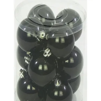 Vánoční dekorace Vánoční Baňky na vánoční stromeček, k dekoraci, na Vánoce, 6 cm/12 ks, 9 barev