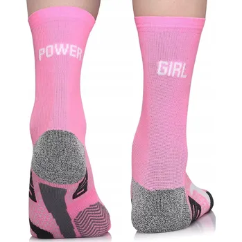 Pánské oblečení Ponožky Running Raid POWER GIRL prodyšné 39-42 Růžové