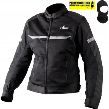 Moto bunda Dámská motocyklová bunda HUSAR SAFOLA AIR LADY textilní černá
