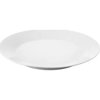 Talíř JÍDELNÍ TALÍŘ MĚLKÝ IKEA 365+ 20 cm BÍLÝ PORCELÁN SKALENÝ