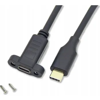 Datový kabel Kabel Abart Pro USB-C 3.2 20 Gb/s 100 W 0,5 m pro panelovou montáž