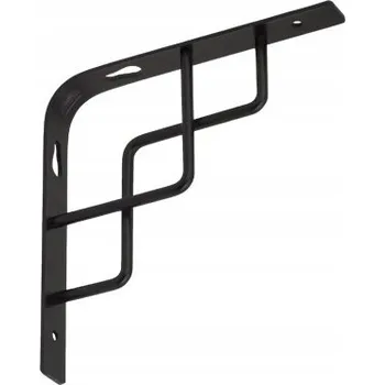 police Držák police Velano Square černý 150 x 150 mm