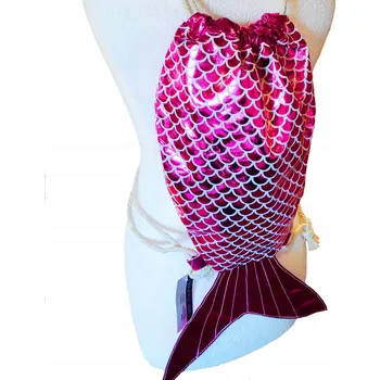 Školní sáček VAK NA ZÁDA BATOH DO BAZÉNU ŠKOLNÍ KOŽENÝ RŮŽOVÝ BÍLÝ NA BOTY TRÉNINK KOLO PEVNÝ