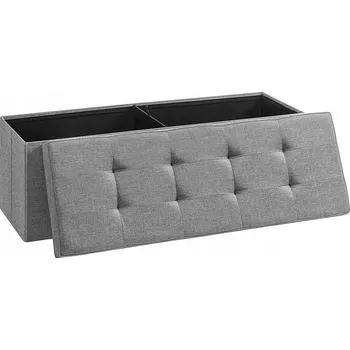 Taburet Čalouněný Taburet Songmics šedý