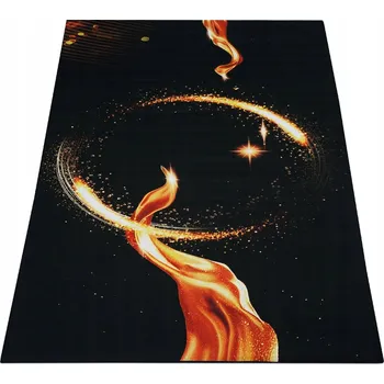 Koberec KOBEREC DO OBÝVACÍHO POKOJE PROTISKLUZOVÝ MODERNÍ LOFT STYLOVÝ 80X150