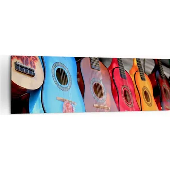 Obraz Velký obraz do obýváku 160x50 hudba moderní fototisk na plátně obrazy