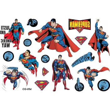 Odstranitelné tetování Smyvatelné tetování pro děti SUPERMAN CG054