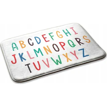 Koberec Dětský koberec s protiskluzovou úpravou do dětského pokoje Barevná abeceda