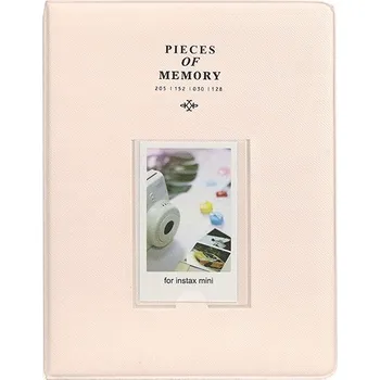 Fotoalbum Velké album na fotografie 128x pro INSTAX MINI 7 8 9 11 - Krémové