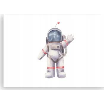 Obraz Plakát na zeď bez rámu 100x70 astronaut obraz plakáty obývací pokoj ložnice