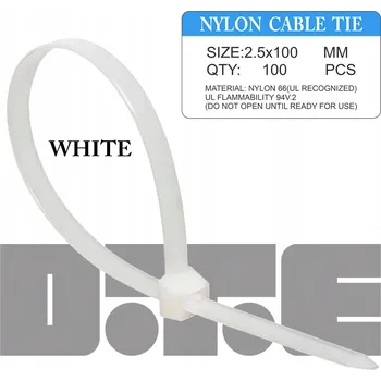 Stahovací páska UPÍNACÍ PÁSKY STAHOVACÍ PÁSKY 2.5x100 mm 100 KUSŮ