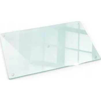 Obraz Tvrzené sklo odolné jako ochrana varné desky sporáku nebo kuchyňské desky 30x52 cm