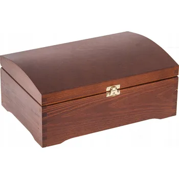 Obraz Kufřík dřevěný na šperky Bartu hnědý