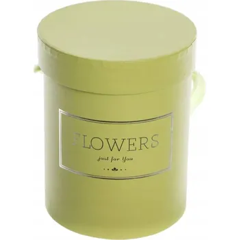 Obraz Kulatá Krabička na květiny - Flowerbox - zelená