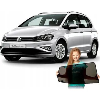 Stínítko do auta Magnetické clony / sluneční clony na okna Volkswagen Golf Sportsvan