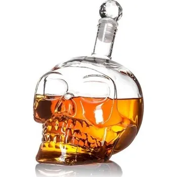 KARAFA KŘIŠŤÁLOVÁ LEBKA 650 ML NA WHISKY