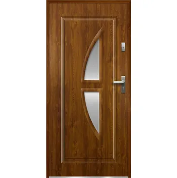 Vchodové dveře Vchodové dveře Kronos 80/207/5,5 L zlatý dub