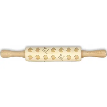 Váleček na těsto Zlatý retrívr - malý váleček se vzorem psa, váleček na těsto pro děti