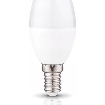 Žárovka LED ŽÁROVKA 4,5W ~35W Svíčka E14 STUDENÁ BÍLÁ