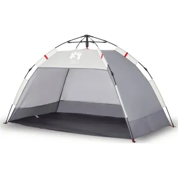 Stan OMAXI Plážový stan 2 osoby šedý rychloupínací nepromokavý 458033