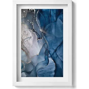 Obraz Dekorativní nástěnný obraz v rámu s grafikou Abstraktní textura 20x30 cm