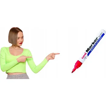 Permanentní popisovač červený UNI 1 ks