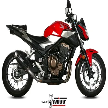 Výfuk pro motocykl MIVV GP Pro Tlumič výfuku z uhlíkové/nerezové oceli Honda CB500F HONDA CB 500 F 2019-2025