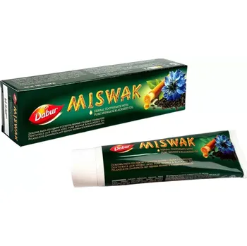 Dentální hygiena Zubní pasta Miswak a černucha, Dabur 1/26