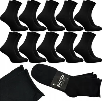 Pánské ponožky NIKO Ponožky DLOUHÉ ČERNÉ PONOŽKY černé velikosti 43-46