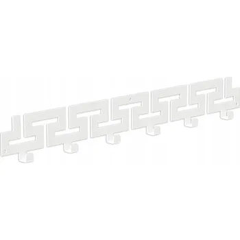 Věšák Šatní ramínko kovový Domer bílý