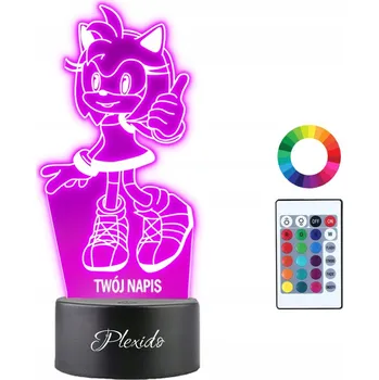 Lampička Plexido vícebarevná Noční lampa