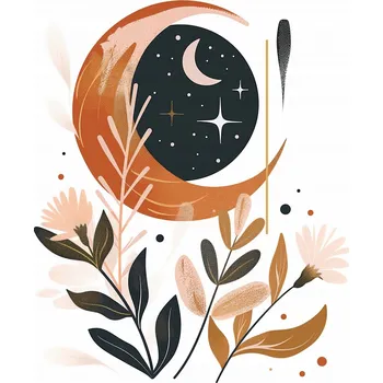 Plakát Plakát Síla a Měsíc bez rámu 80 x 60 cm