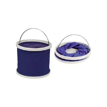 Loď Osculati Modrý skládací kyblík s nerezovým držákem, objem 9 l