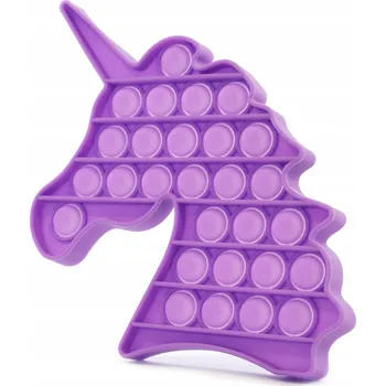 POP IT Midex Push Bubble Pop It Antistresová Hračka Fialový jednorožec