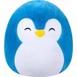 Squishmallows FUZZAMALLOWS Chlupatý Plyšová Hračka Modrý TUČŇÁK PUFF 30 cm