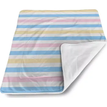 deka Sablio Dětská deka pro miminko Barevné pruhy - 80x100 cm