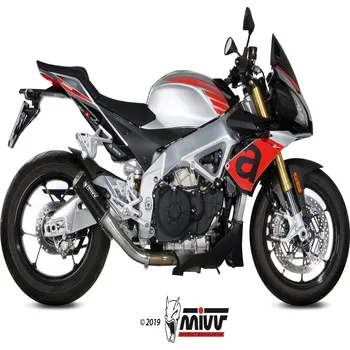 Výfuk pro motocykl MIVV MK3 Slip-on - černá APRILIA Tuono V4 1100 RR ABS 2018-2020