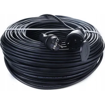 Napájecí kabel Prodlužovací Kabel gumový stavební, 1 zásuvka, 25m, kabel OW 3x1,5
