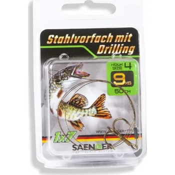 Ocel Saenger 1x7 Treble Hook 15 kg 60 cm