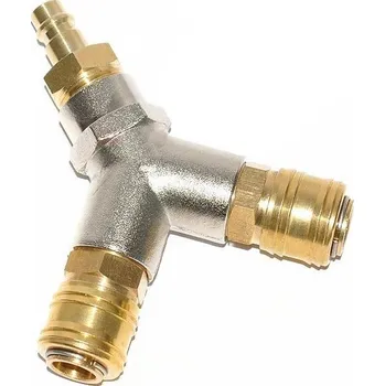 T-rozdělovač na hadici s rychlospojkou Technic ROZT3-1/2