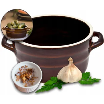 Hrnec KERAMICKÝ HRNEC , KAMENINOVÝ SUD NA SÁDLO, KERAMICKÝ, K NAKLÁDÁNÍ 0,6 L